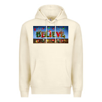 Christmas Believe License Plate Premium Hoodie | Teevron