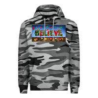 Slate Camo christmas believe license plate Premium Hoodie - BundleAndBundleShop