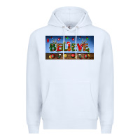 White christmas believe license plate Premium Hoodie - BundleAndBundleShop