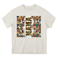 Cream Western Mama Tumbler Heavy Core Tee - BundleAndBundleShop