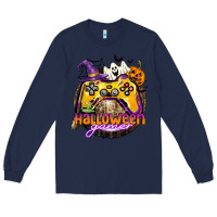 Navy halloween gamer Long Sleeve Tee - CowGirlArtShop