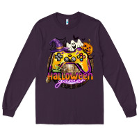 Plum halloween gamer Long Sleeve Tee - CowGirlArtShop