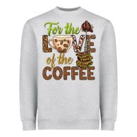 Heather Grey for the love of the coffee bbs Heavyweight Sweatshirt - BundleAndBundleShop