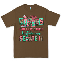 Cacao nurses cant fix stupid but we can sedate it Premium Tee - RanaPortraitStore