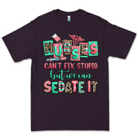 Plum nurses cant fix stupid but we can sedate it Premium Tee - RanaPortraitStore