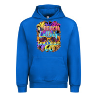 Cobalt the beach is calling and i must go Urban Hoodie - BarkalooDesign