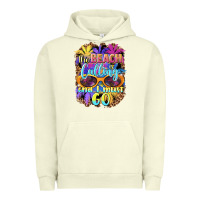 Pigment Pistachio the beach is calling and i must go Urban Hoodie - BarkalooDesign