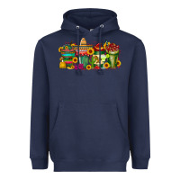 Navy mexico drink Heavyweight Hoodie - RacoonDesign