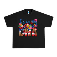 Black its in my dna puerto rico Urban Heavy Tee - texasbilliewilder