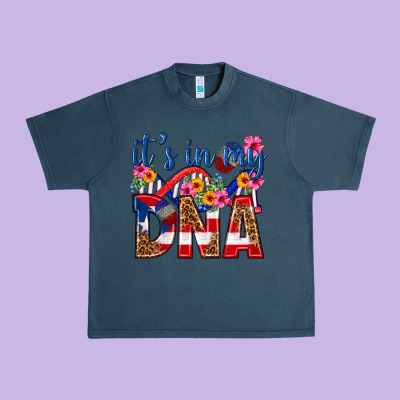 Its In My Dna Puerto Rico Urban Heavy Tee Designed By Texasbilliewilder