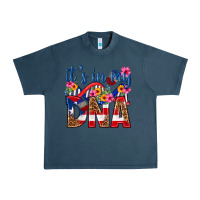 Midnight Navy its in my dna puerto rico Urban Heavy Tee - texasbilliewilder