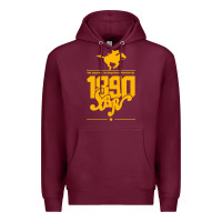 Burgundy steel ball run 1890 Premium Hoodie - lanVoArt