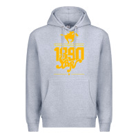 Heather Grey steel ball run 1890 Premium Hoodie - lanVoArt