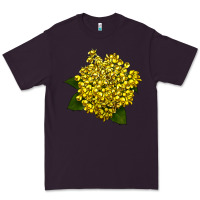 Plum Oregon Grape Flower Illustrations Premium Tee - LillyAllenDesigns