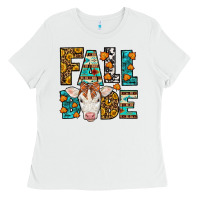 White Fall Babe Baby Calf Ladies Tee - LillyAllenDesigns