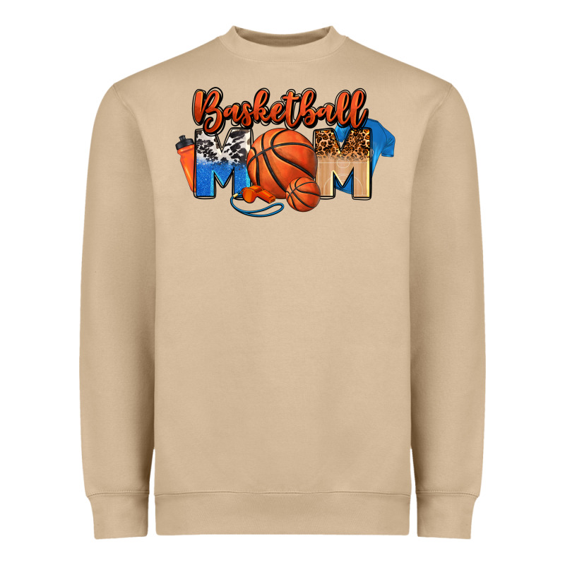 Basketball Mom Heavyweight Sweatshirt by FaDigitalArtStudio | Teevron