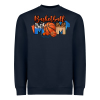 Navy basketball mom Heavyweight Sweatshirt - FaDigitalArtStudio