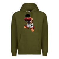 Army Green ippo makunouchi Premium Hoodie - lanVoArt