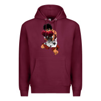 Burgundy ippo makunouchi Premium Hoodie - lanVoArt