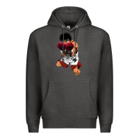 Charcoal Heather ippo makunouchi Premium Hoodie - lanVoArt
