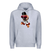 Heather Grey ippo makunouchi Premium Hoodie - lanVoArt