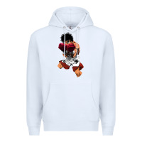 White ippo makunouchi Premium Hoodie - lanVoArt