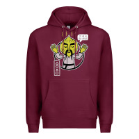 Burgundy parappa Premium Hoodie - lanVoArt