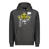 Charcoal Heather parappa Premium Hoodie - lanVoArt