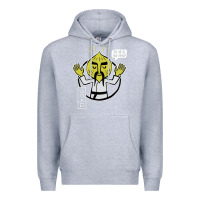 Heather Grey parappa Premium Hoodie - lanVoArt