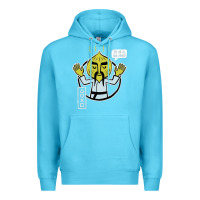 Ocean Blue parappa Premium Hoodie - lanVoArt