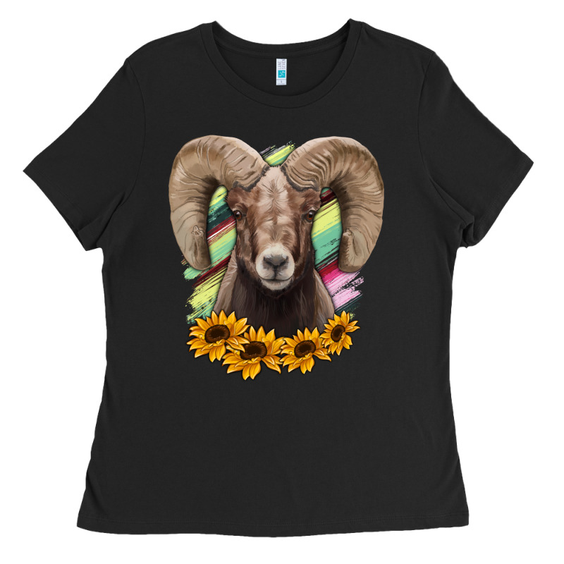 Bighorn Sheep Ladies Tee by RanaPortraitStore | Teevron