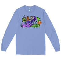 Colony Blue happy halloween Long Sleeve Tee - CowGirlArtShop