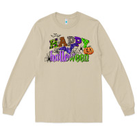 Mushroom happy halloween Long Sleeve Tee - CowGirlArtShop