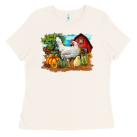 Bone Fall Chicken Ladies Tee - LillyAllenDesigns