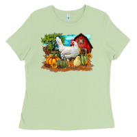 Matcha Fall Chicken Ladies Tee - LillyAllenDesigns