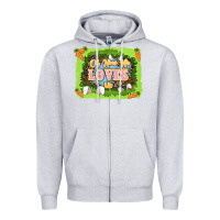 Heather Grey Oh how he loves us Easter Day Zipper Hoodie - LillyAllenDesigns