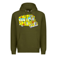 Army Green the magic school bus Premium Hoodie - lanVoArt