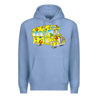 Colony Blue the magic school bus Premium Hoodie - lanVoArt