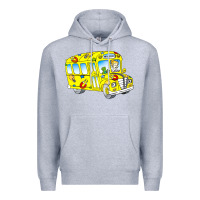 Heather Grey the magic school bus Premium Hoodie - lanVoArt