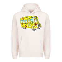 Pale Pink the magic school bus Premium Hoodie - lanVoArt