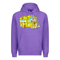 Purple the magic school bus Premium Hoodie - lanVoArt