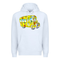 White the magic school bus Premium Hoodie - lanVoArt