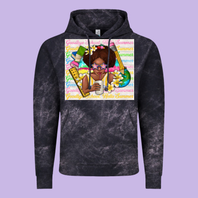 Goodbye School Hello Summer Vintage Hoodie Designed By Tumblerdesignbyshophia