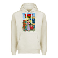 Oatmeal Heather drawn together Premium Hoodie - lanVoArt