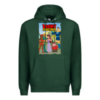 Sports Green drawn together Premium Hoodie - lanVoArt