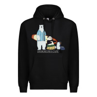 Black shirokuma cafe Premium Hoodie - lanVoArt