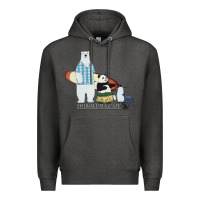 Charcoal Heather shirokuma cafe Premium Hoodie - lanVoArt