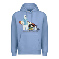 Colony Blue shirokuma cafe Premium Hoodie - lanVoArt