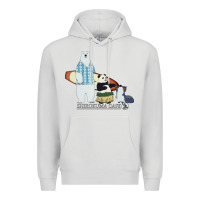 Dove Grey shirokuma cafe Premium Hoodie - lanVoArt