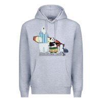 Heather Grey shirokuma cafe Premium Hoodie - lanVoArt
